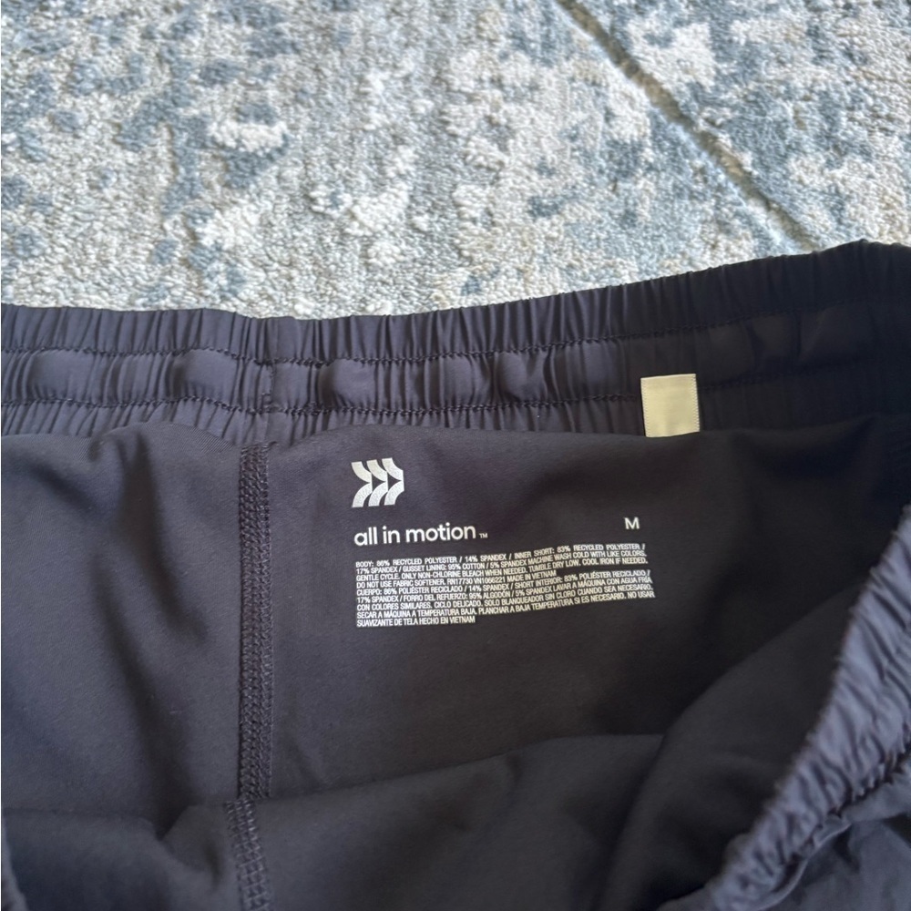 Women’s All In Motion Black Athletic Shorts - Picture 4 of 4